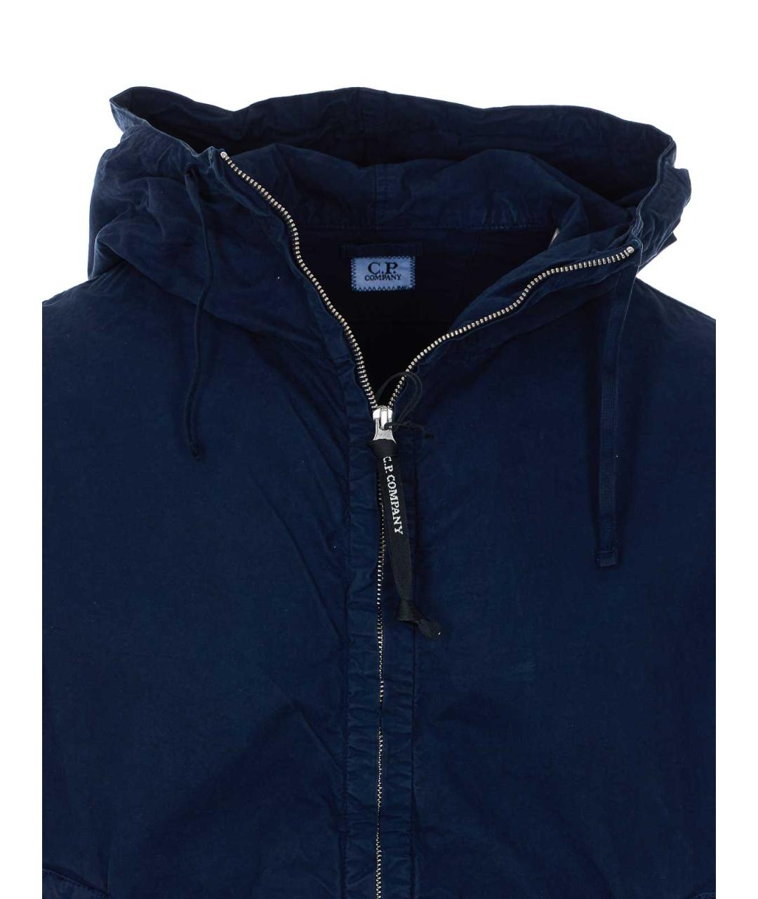 CP COMPANY Синяя хлопковая куртка, фото 4