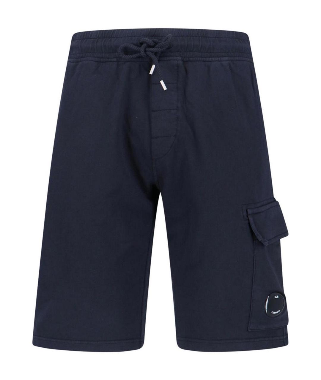CP COMPANY Синие хлопковые шорты, фото 1