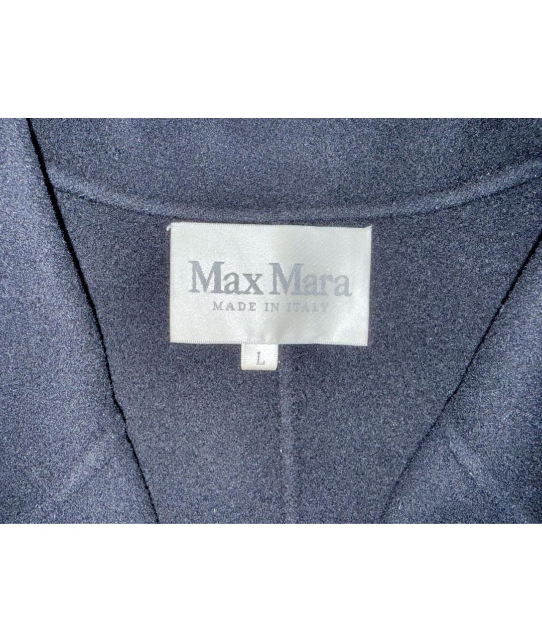MAX MARA Черное шерстяное пальто, фото 3