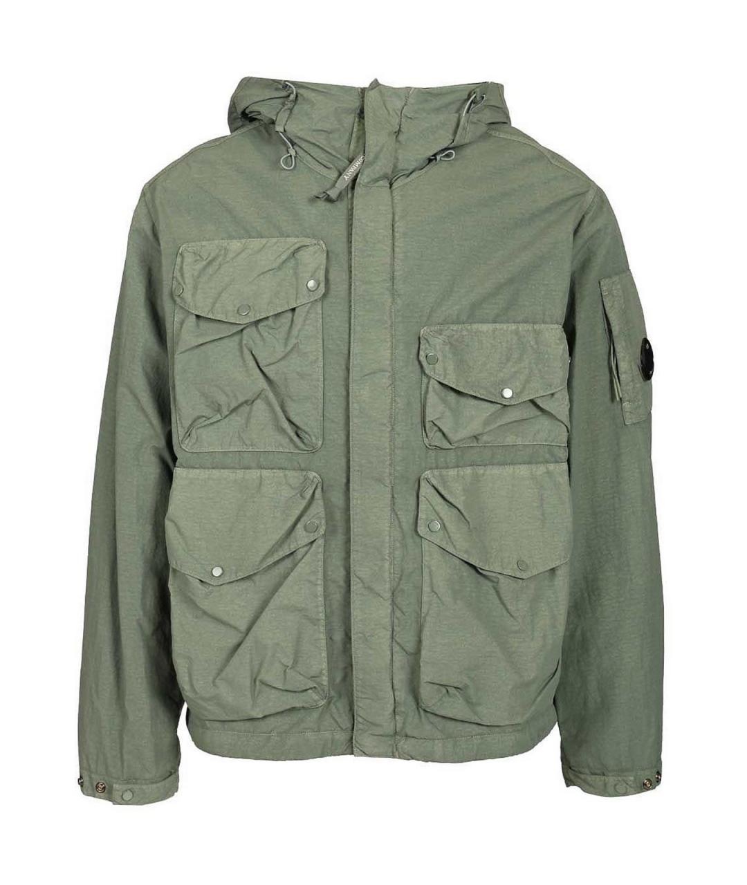 CP COMPANY Зеленая полиамидовая куртка, фото 1