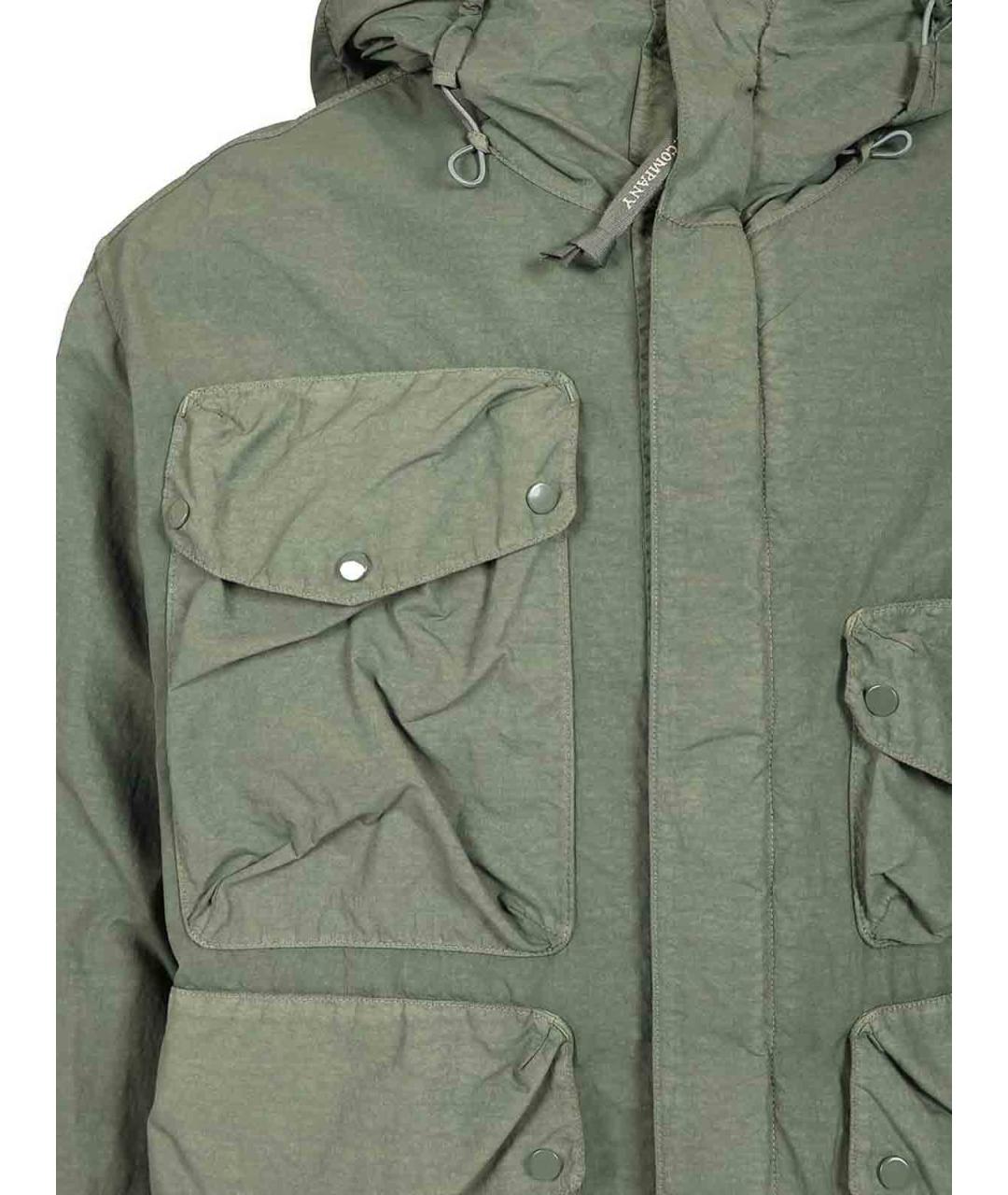CP COMPANY Зеленая полиамидовая куртка, фото 4