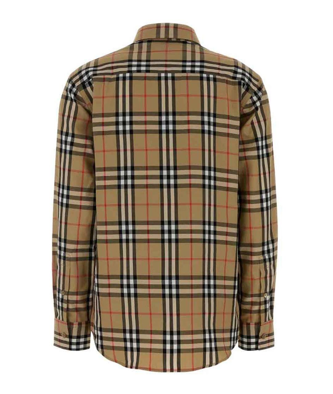 BURBERRY Черная хлопковая рубашка, фото 2