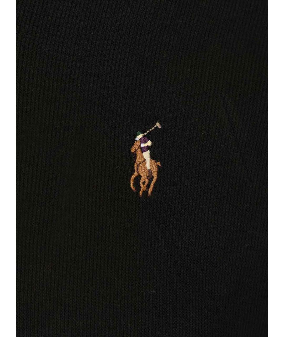 POLO RALPH LAUREN Черный хлопковый джемпер / свитер, фото 4