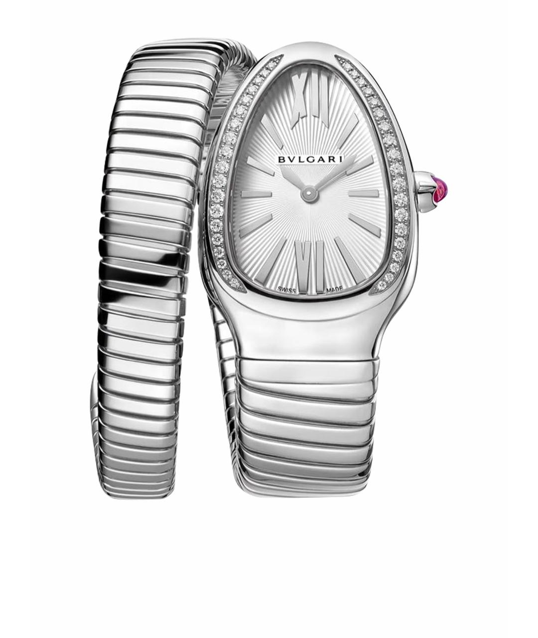 BVLGARI Серебряные часы, фото 1