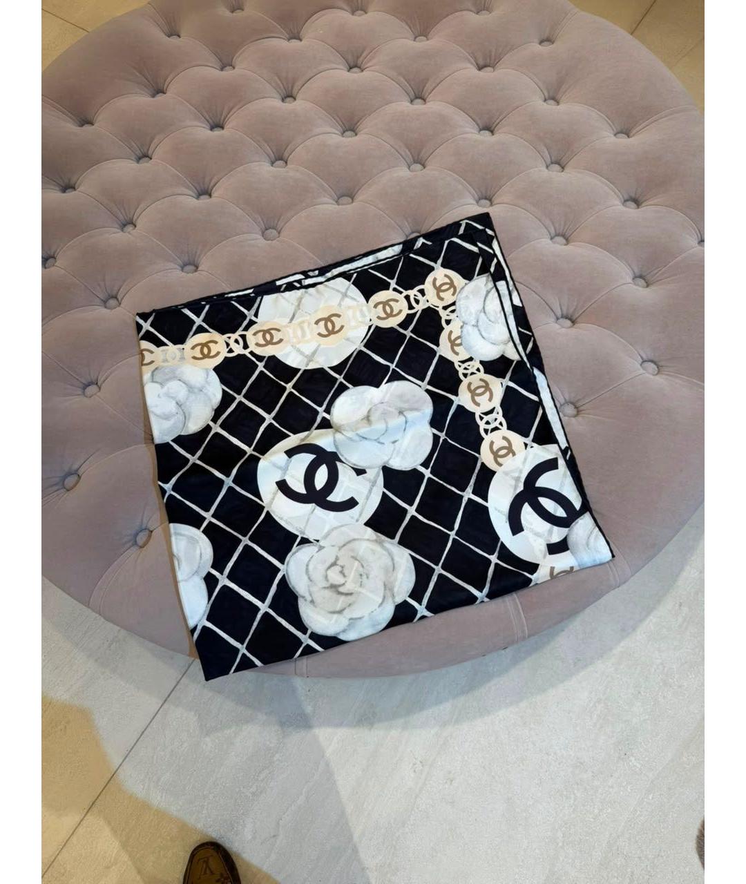 CHANEL Шелковый платок, фото 4