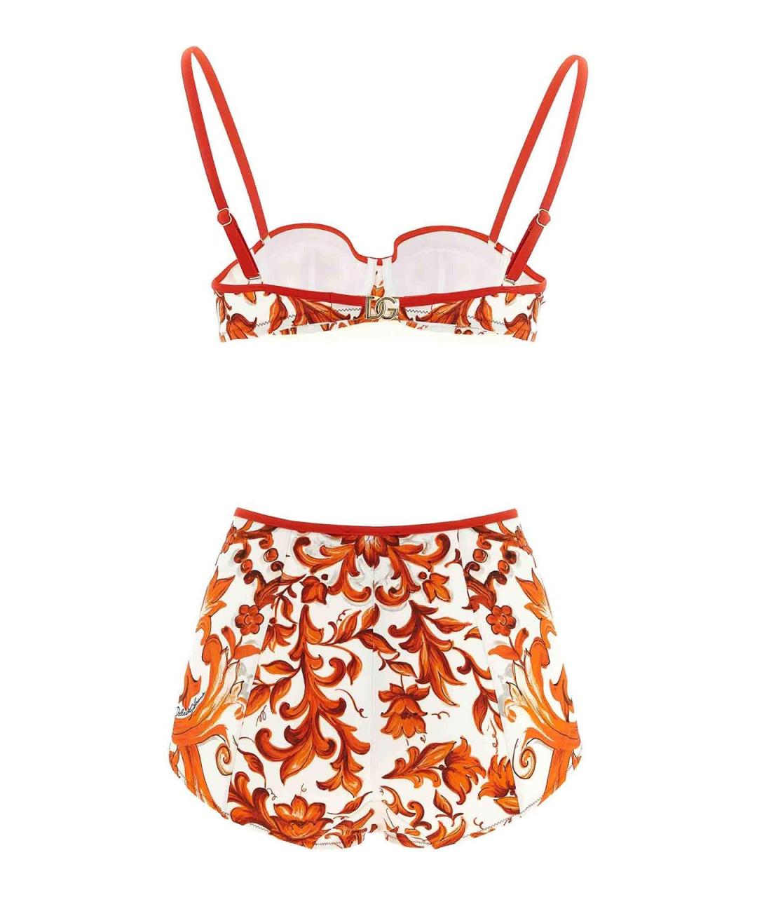 DOLCE&GABBANA Оранжевый купальник, фото 2
