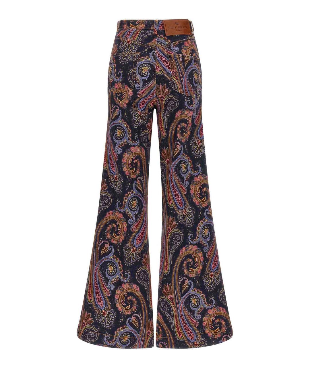 ETRO Мульти хлопковые джинсы клеш, фото 2
