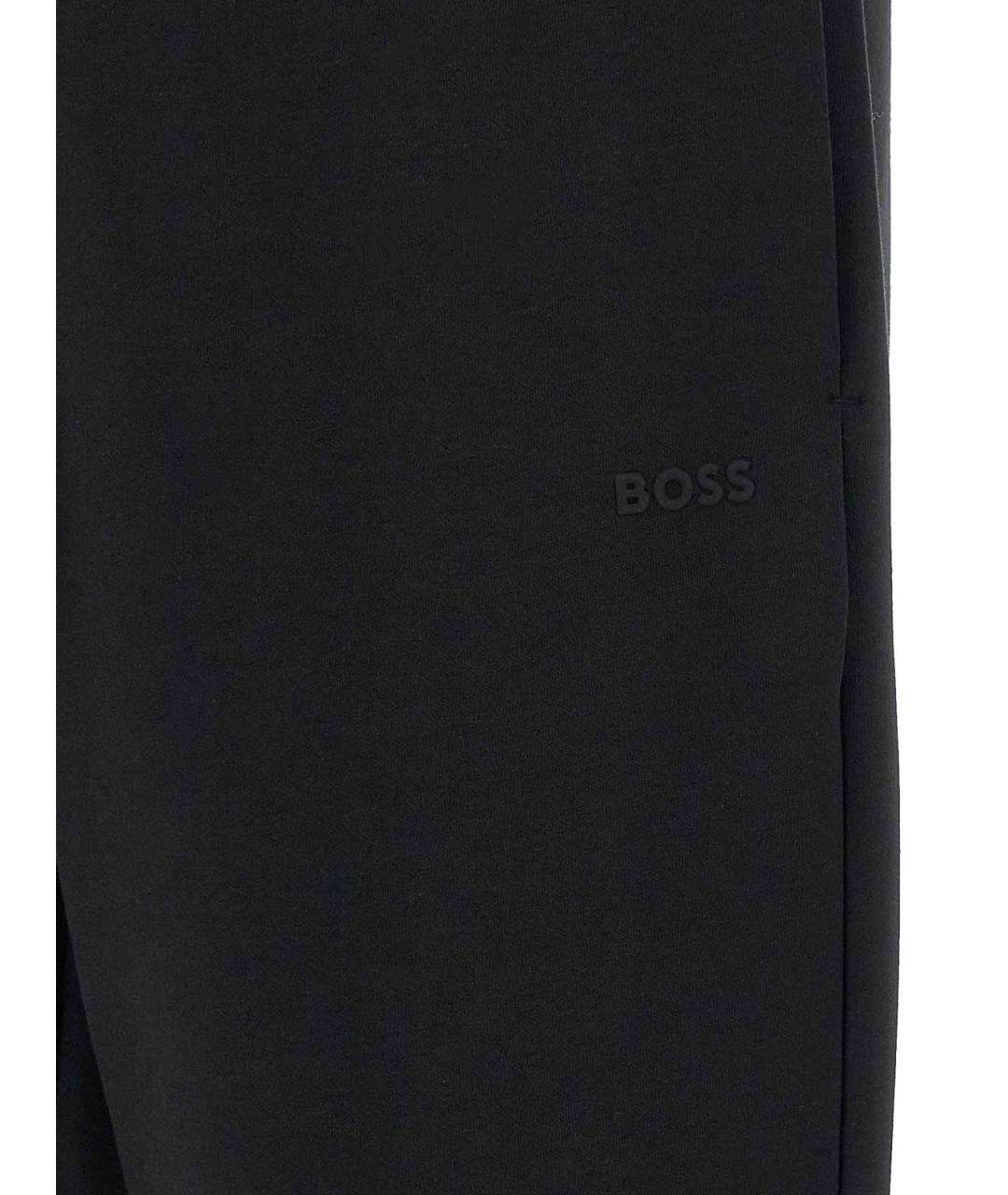 HUGO BOSS Черные хлопковые повседневные брюки, фото 5