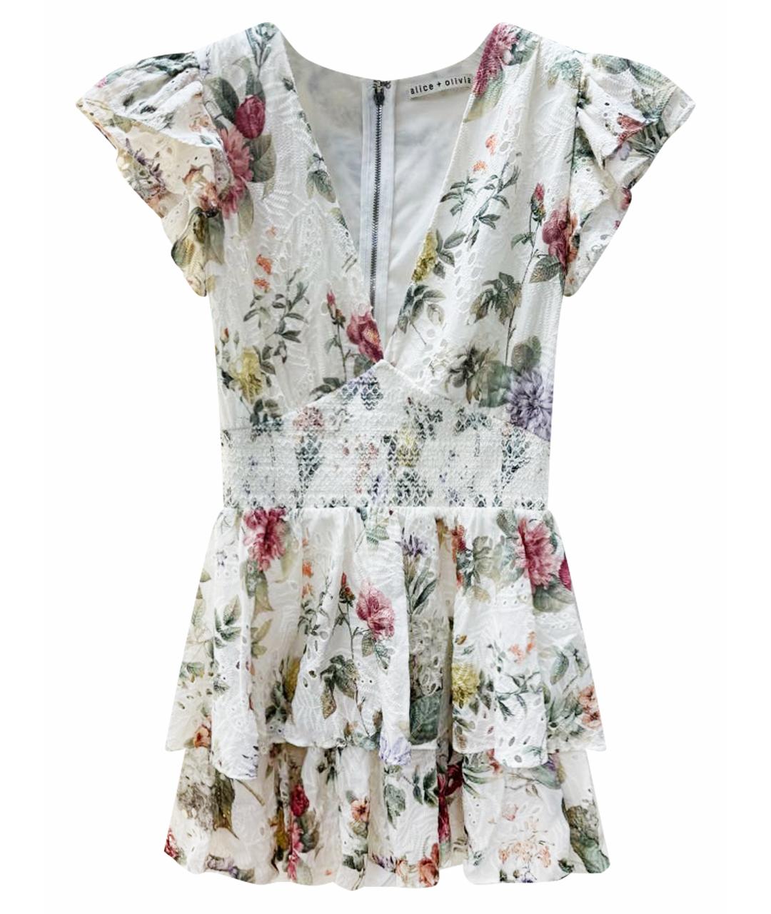 ALICE+OLIVIA Мульти хлопковое повседневное платье, фото 1