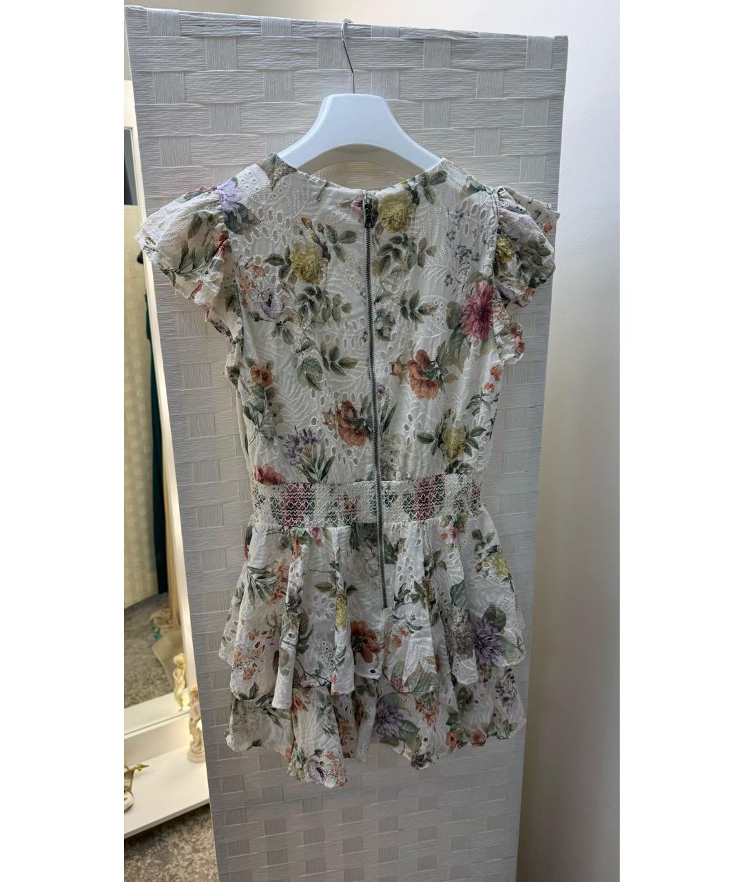 ALICE+OLIVIA Мульти хлопковое повседневное платье, фото 2