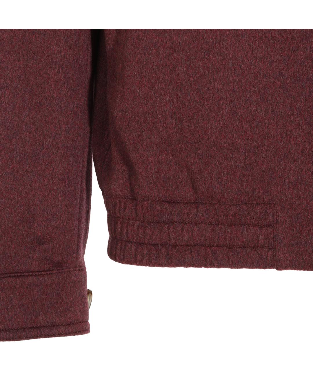 BRUNELLO CUCINELLI Бордовая шерстяная куртка, фото 5