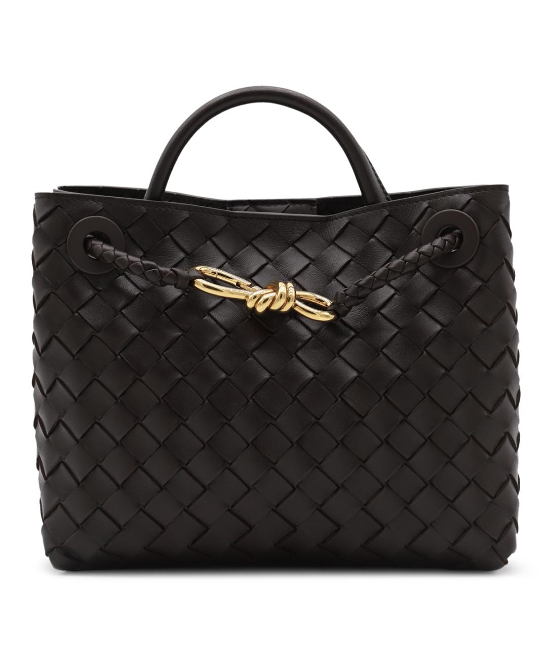 BOTTEGA VENETA Коричневая кожаная сумка тоут, фото 1