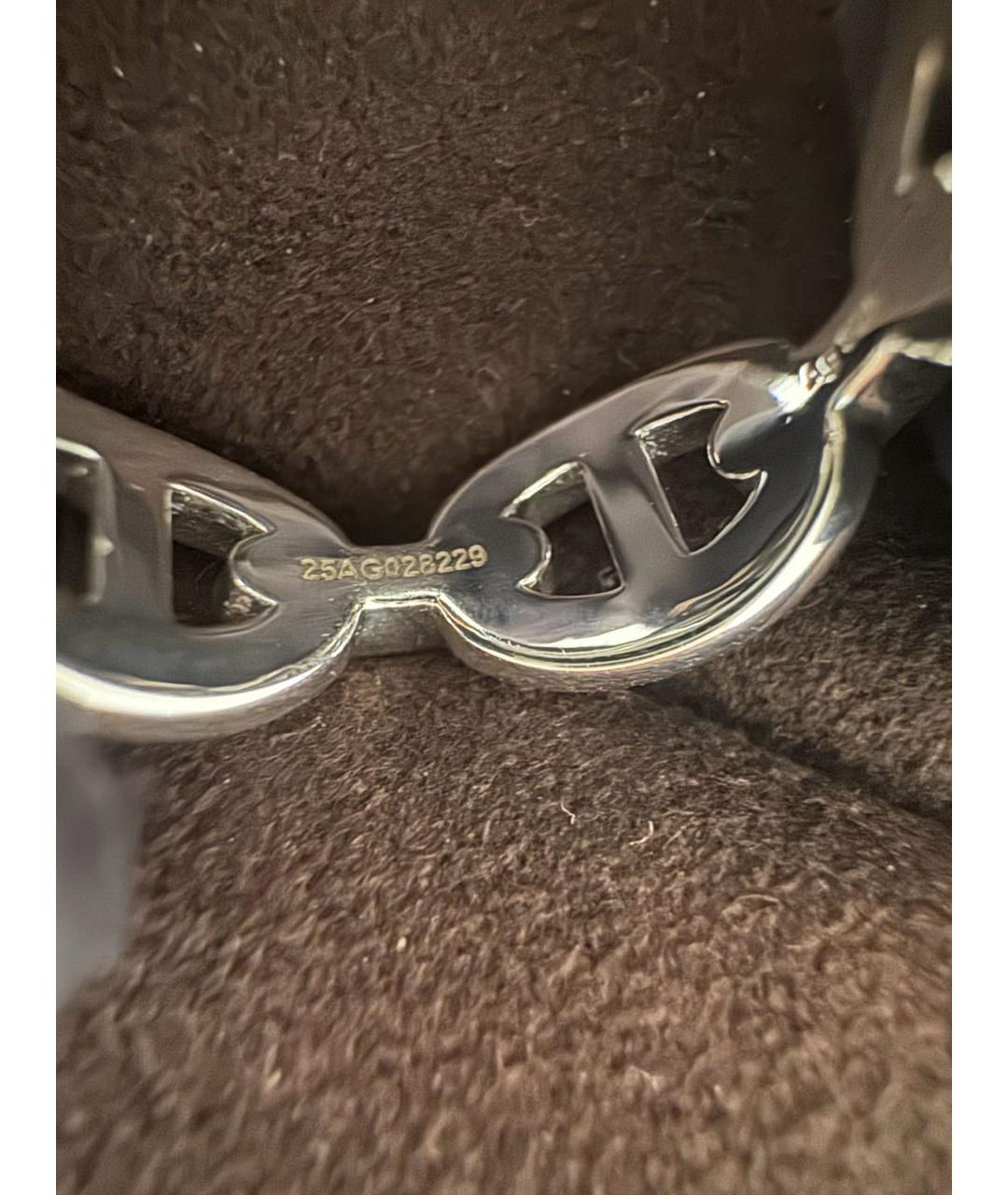 HERMES Серебряное серебряное кольцо, фото 6