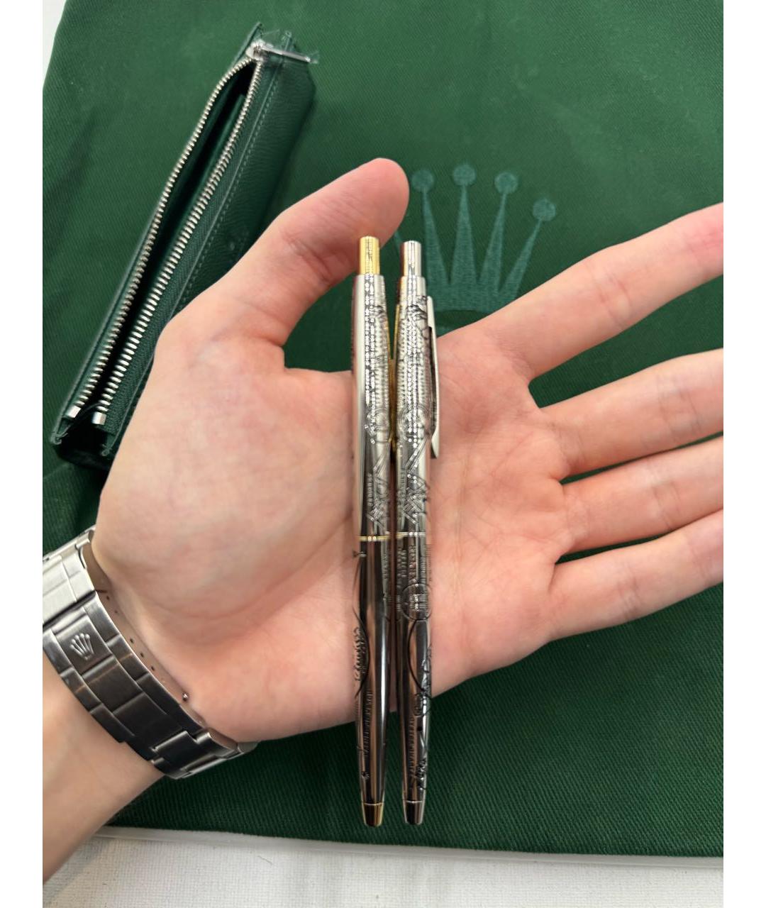 ROLEX Серебряная шариковая ручка, фото 8