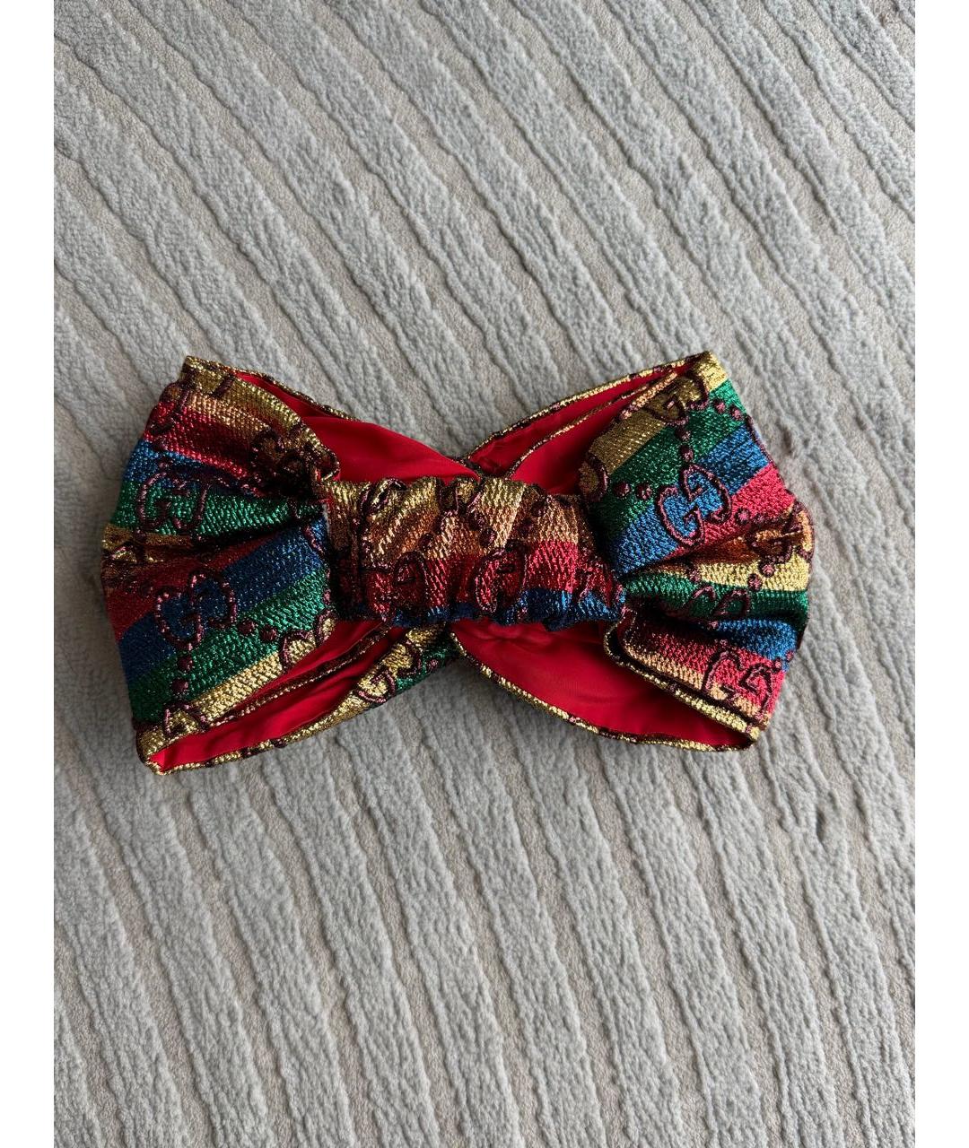 GUCCI Красная повязка на голову, фото 4