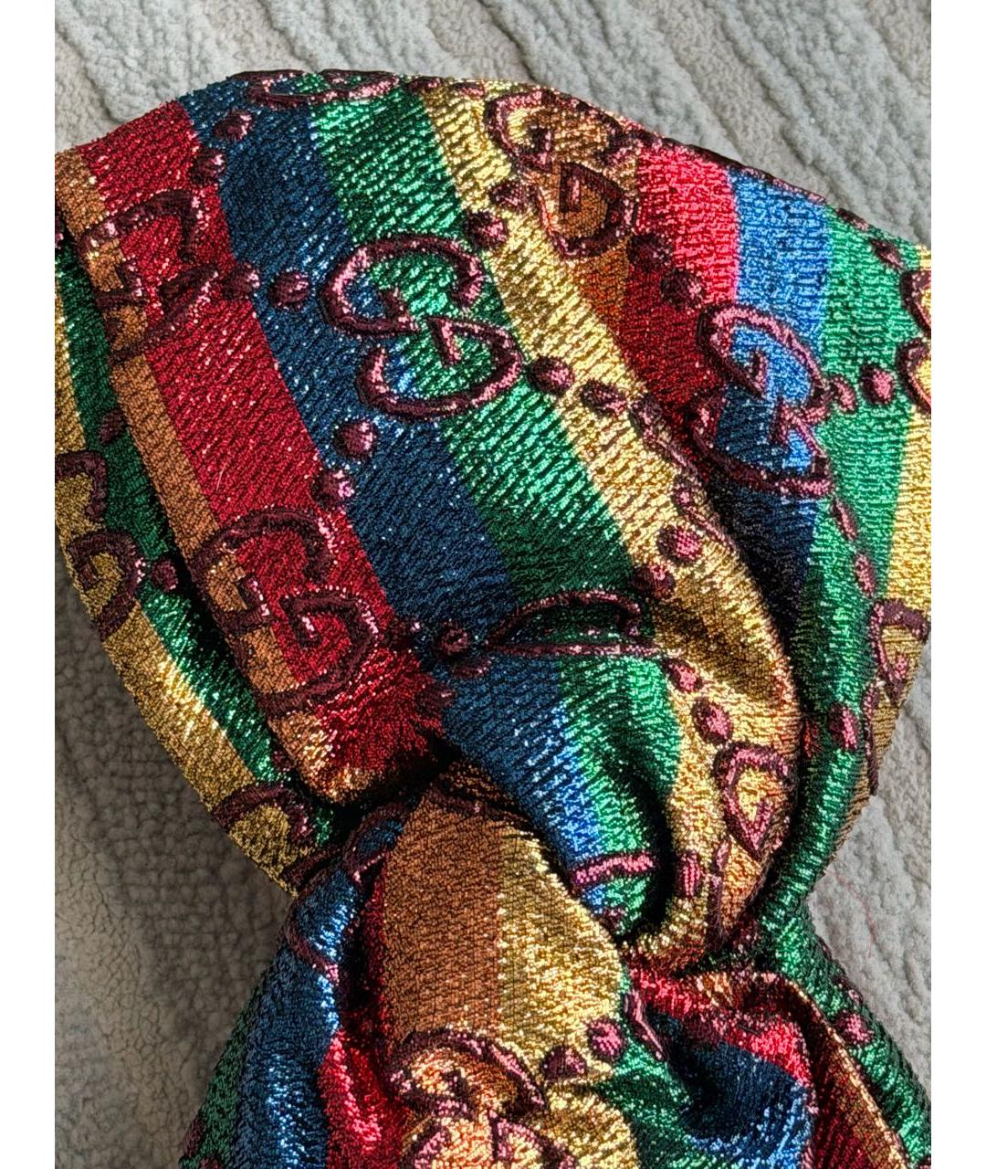 GUCCI Красная повязка на голову, фото 6