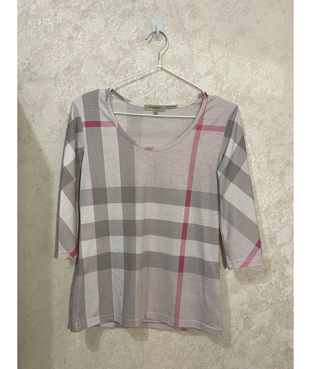 BURBERRY Хлопковая футболка, фото 4