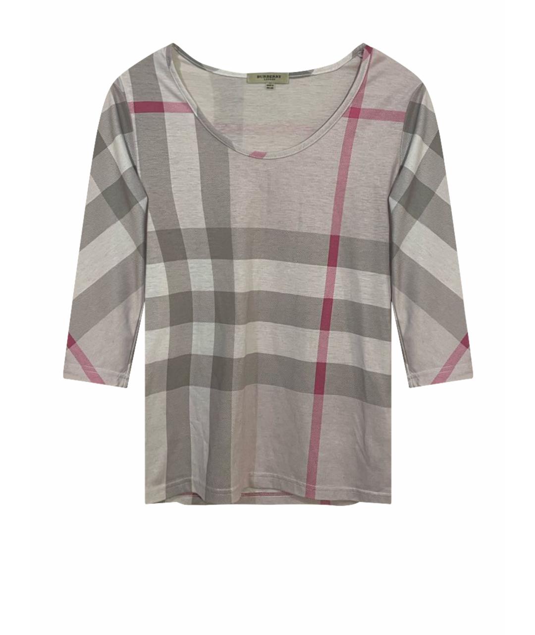 BURBERRY Хлопковая футболка, фото 1