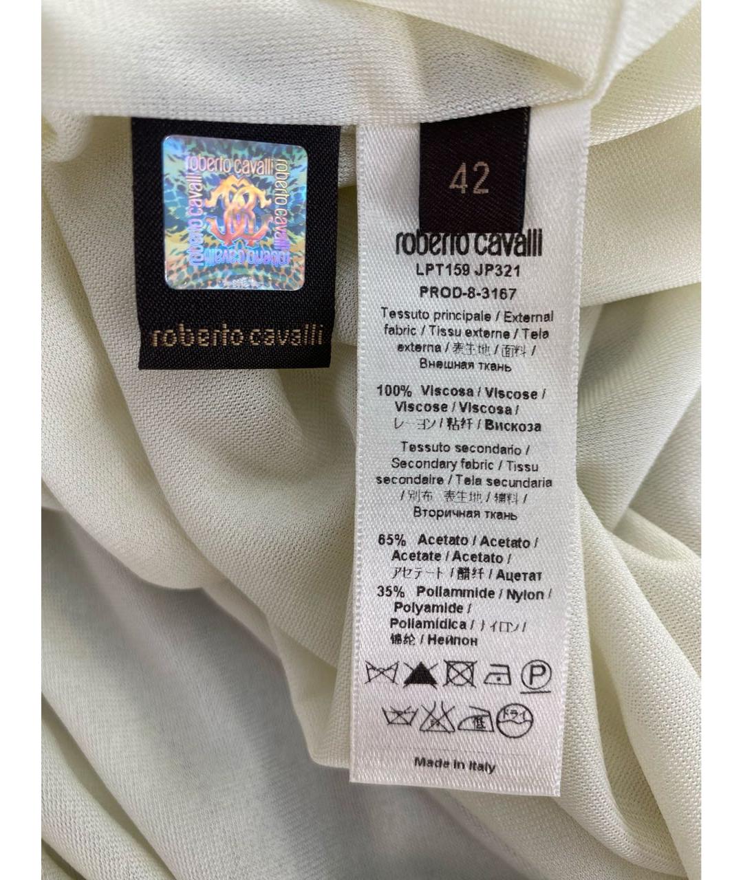 ROBERTO CAVALLI Мульти вискозное повседневное платье, фото 6