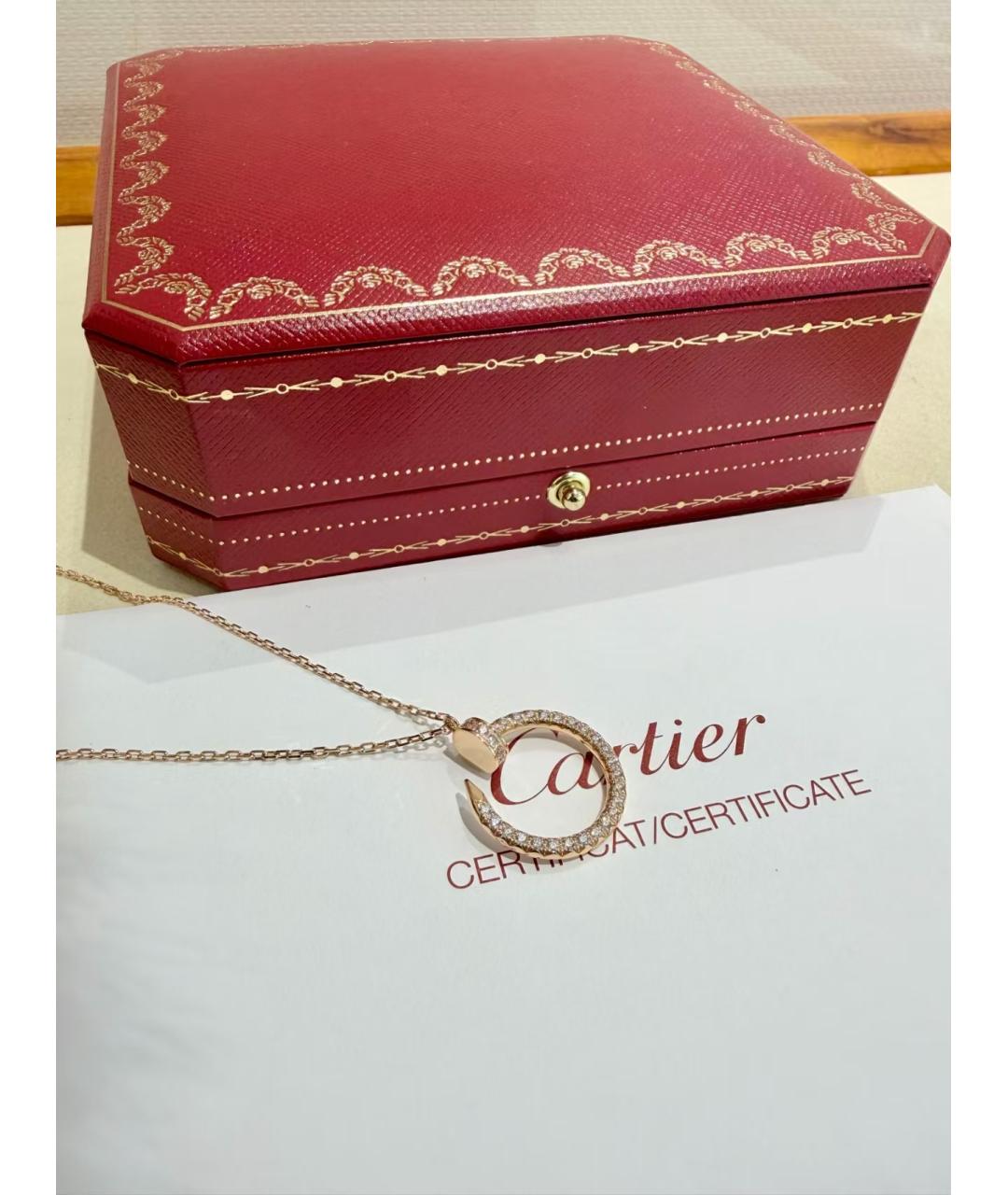 CARTIER Золотое колье из розового золота, фото 3