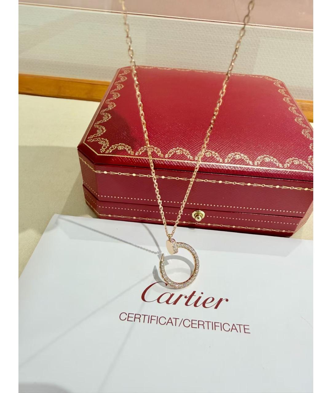 CARTIER Золотое колье из розового золота, фото 2