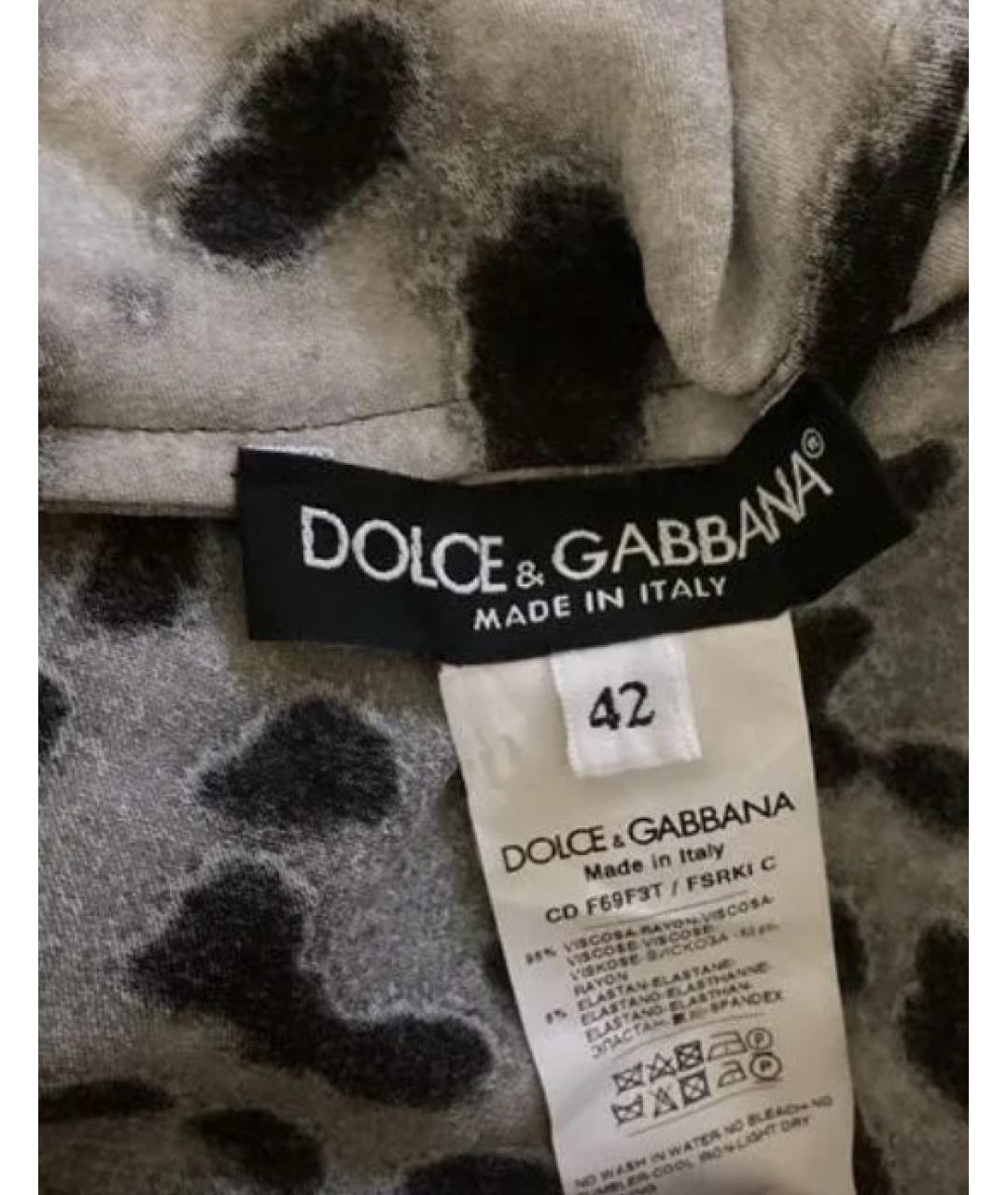 DOLCE&GABBANA Вискозное повседневное платье, фото 7