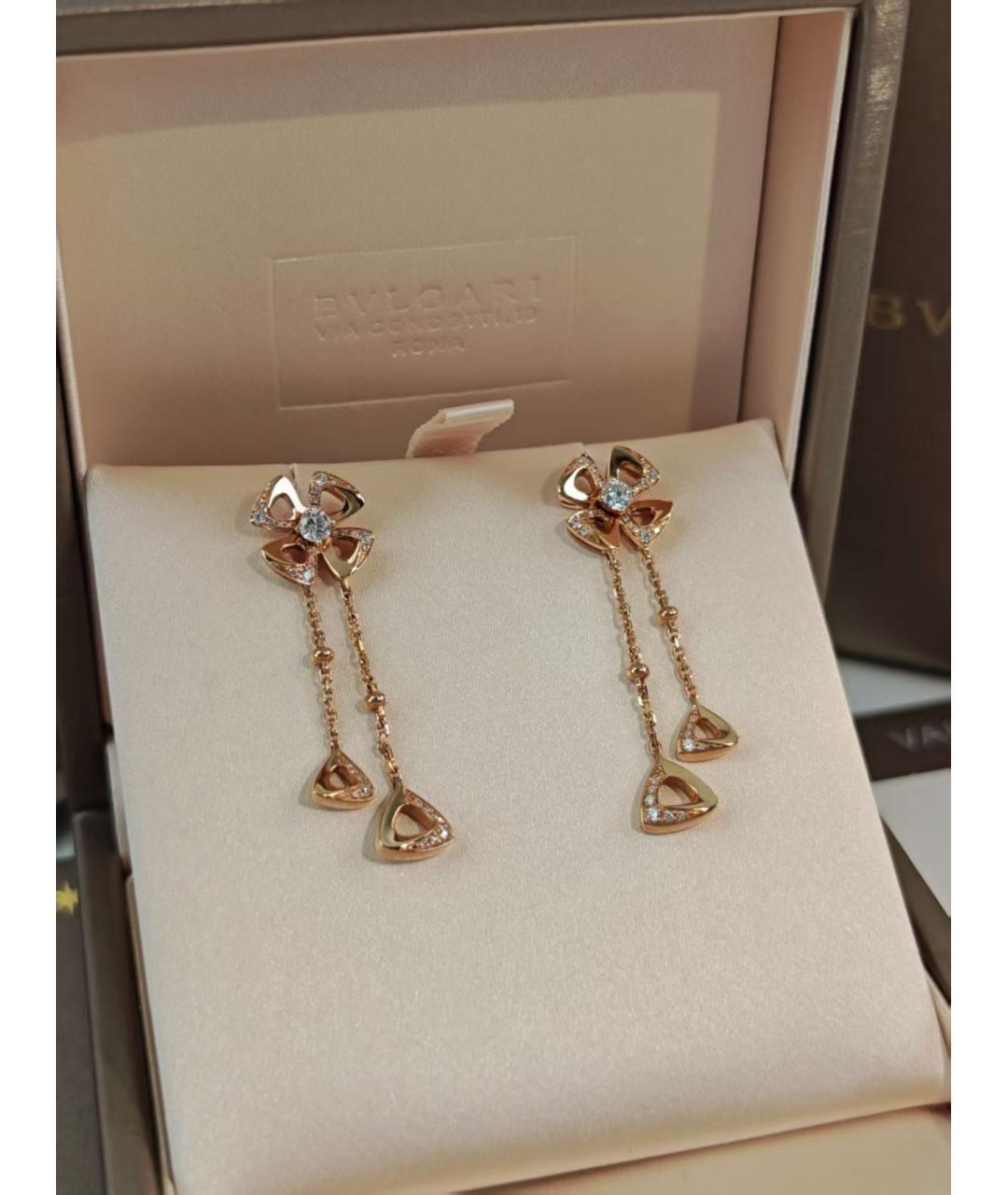 BVLGARI Золотые серьги, фото 2