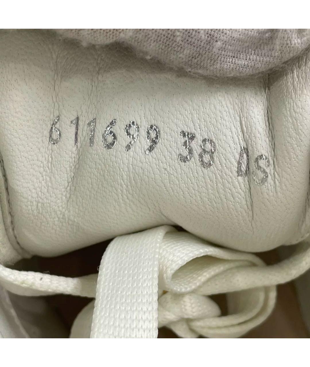 ALEXANDER MCQUEEN Белые кожаные кроссовки, фото 7