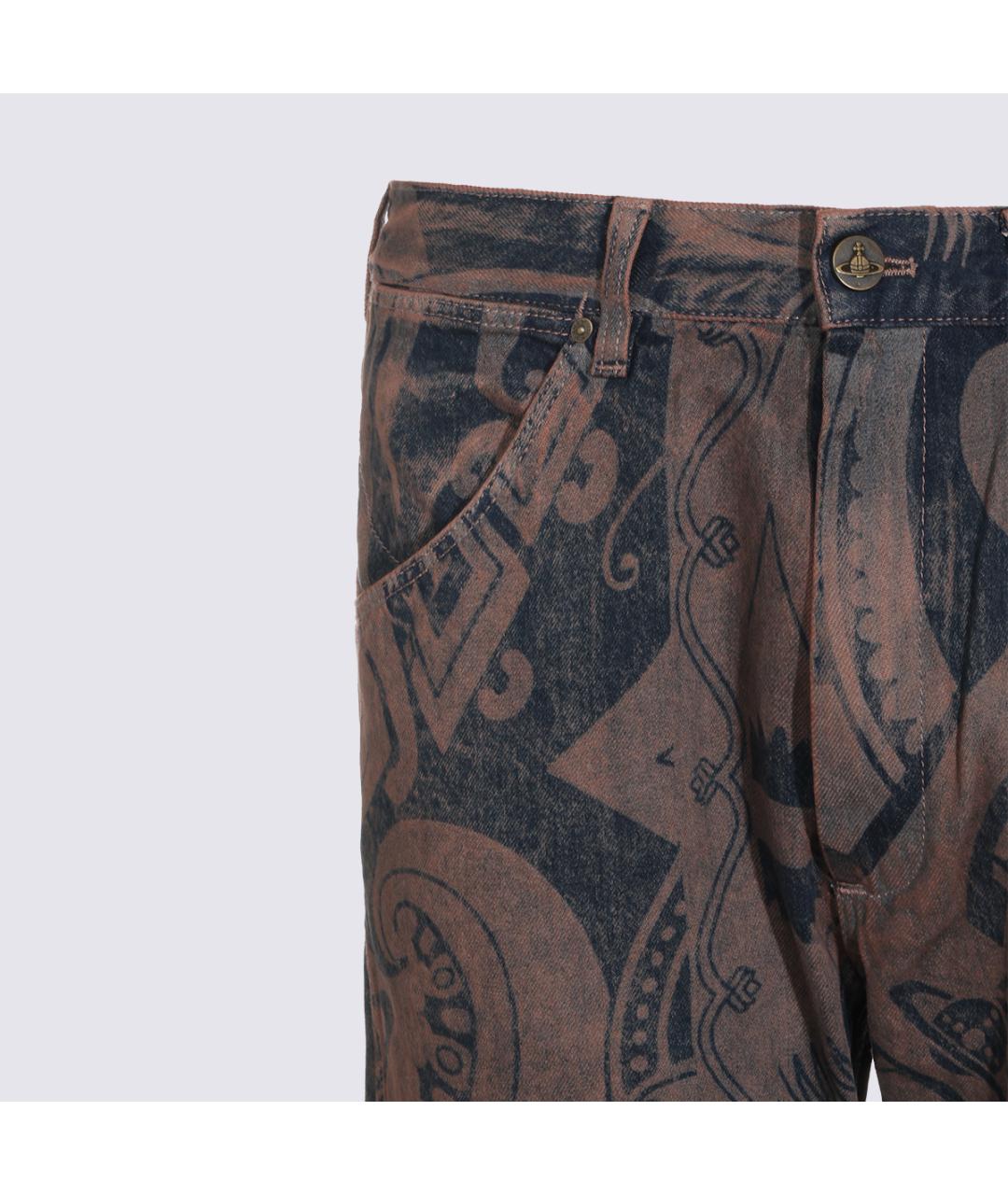 VIVIENNE WESTWOOD Коричневые хлопковые джинсы скинни, фото 8