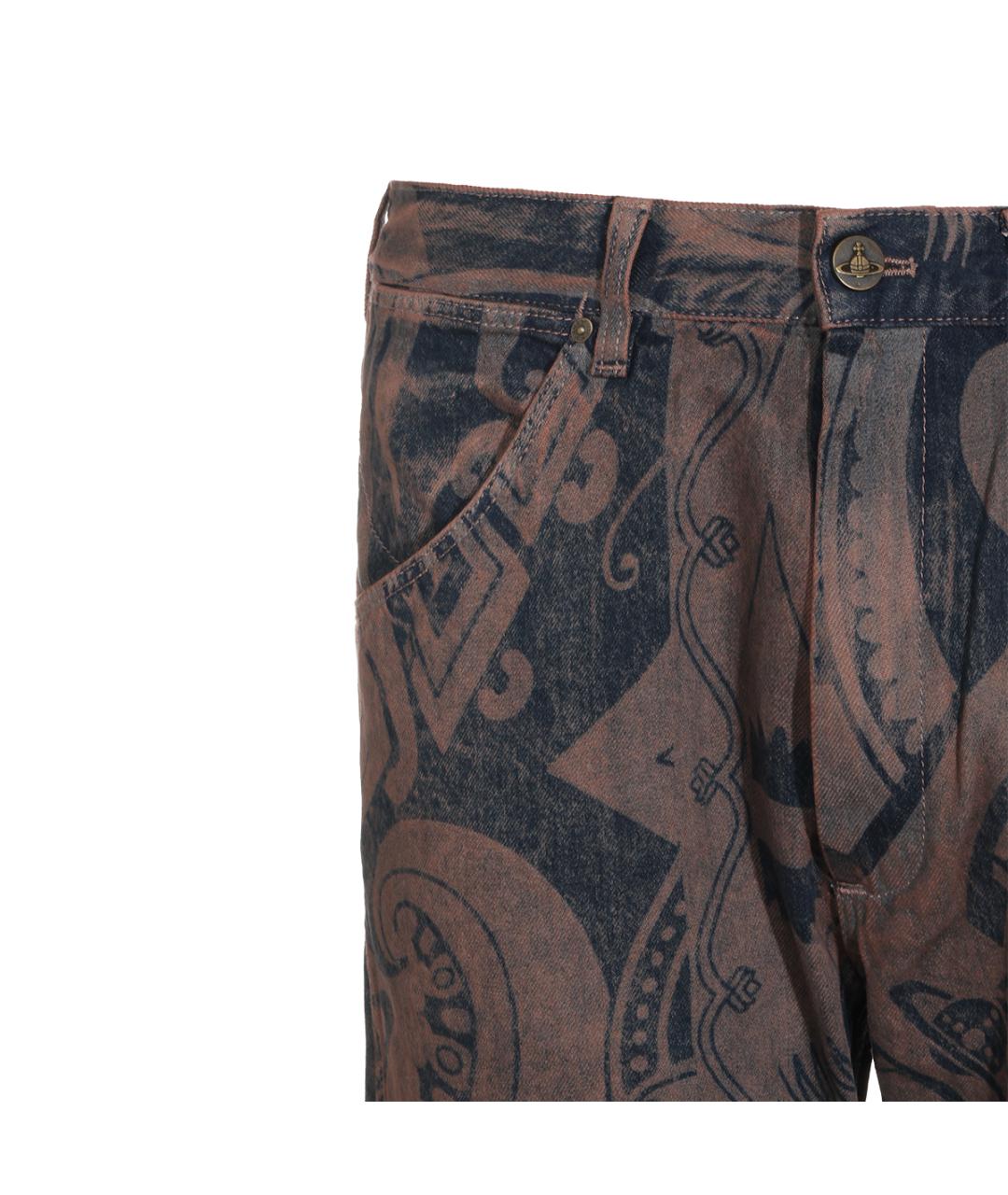 VIVIENNE WESTWOOD Коричневые хлопковые джинсы скинни, фото 7