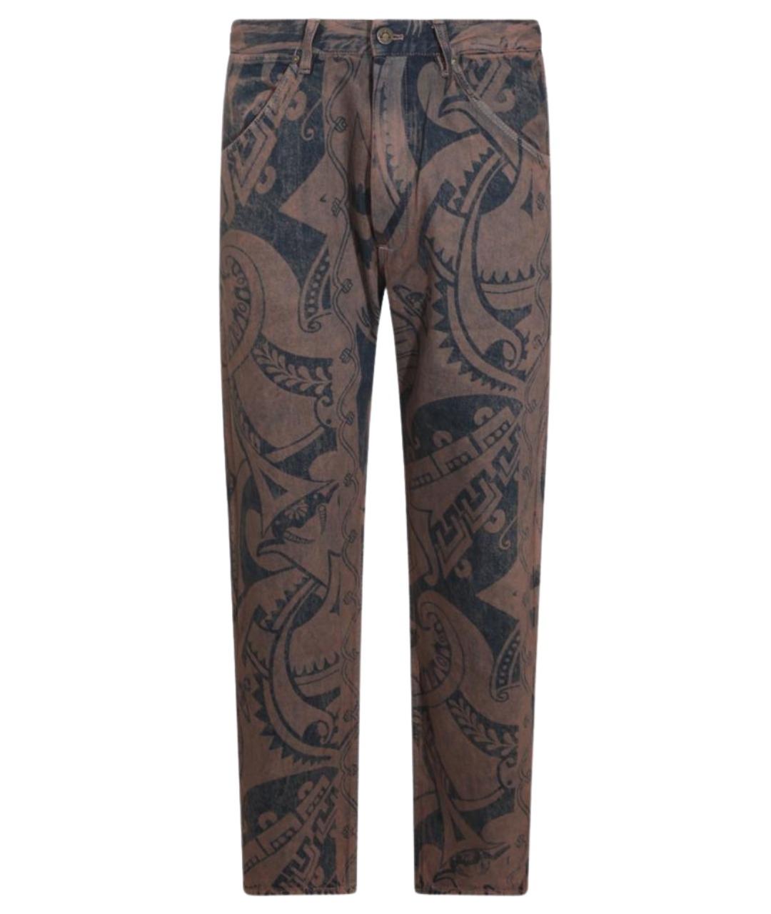 VIVIENNE WESTWOOD Коричневые хлопковые джинсы скинни, фото 1