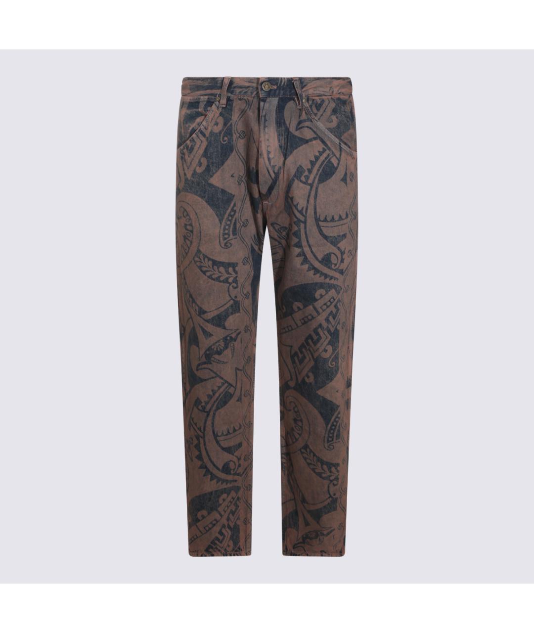 VIVIENNE WESTWOOD Коричневые хлопковые джинсы скинни, фото 9