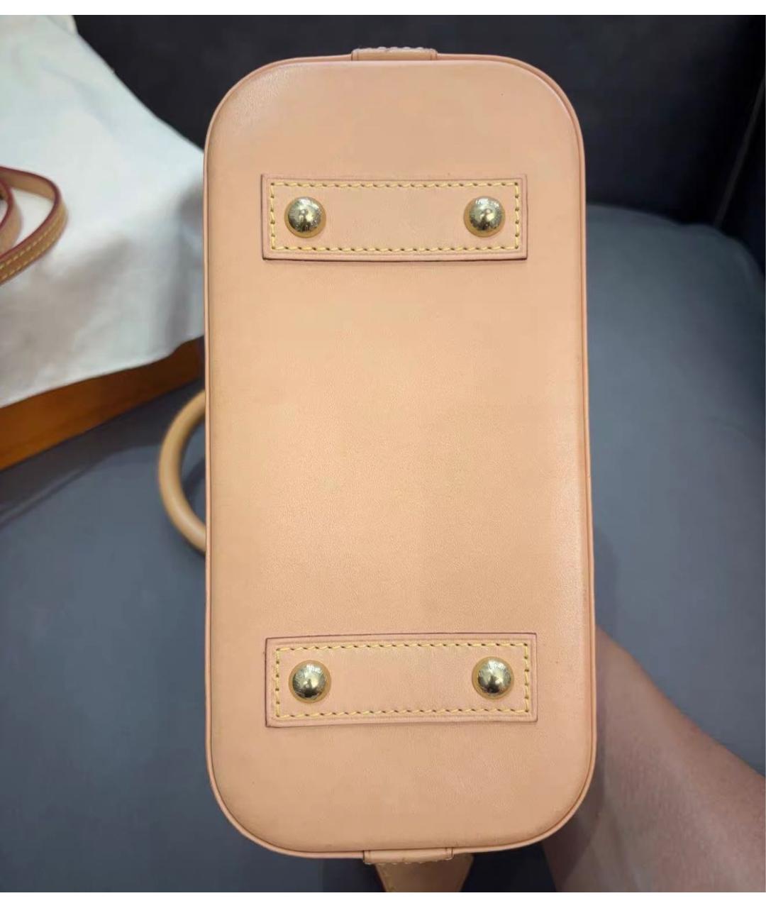 LOUIS VUITTON Коричневая сумка с короткими ручками из канвы, фото 8