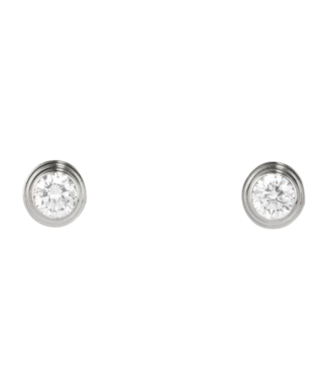 CARTIER Серебряные серьги из белого золота, фото 1