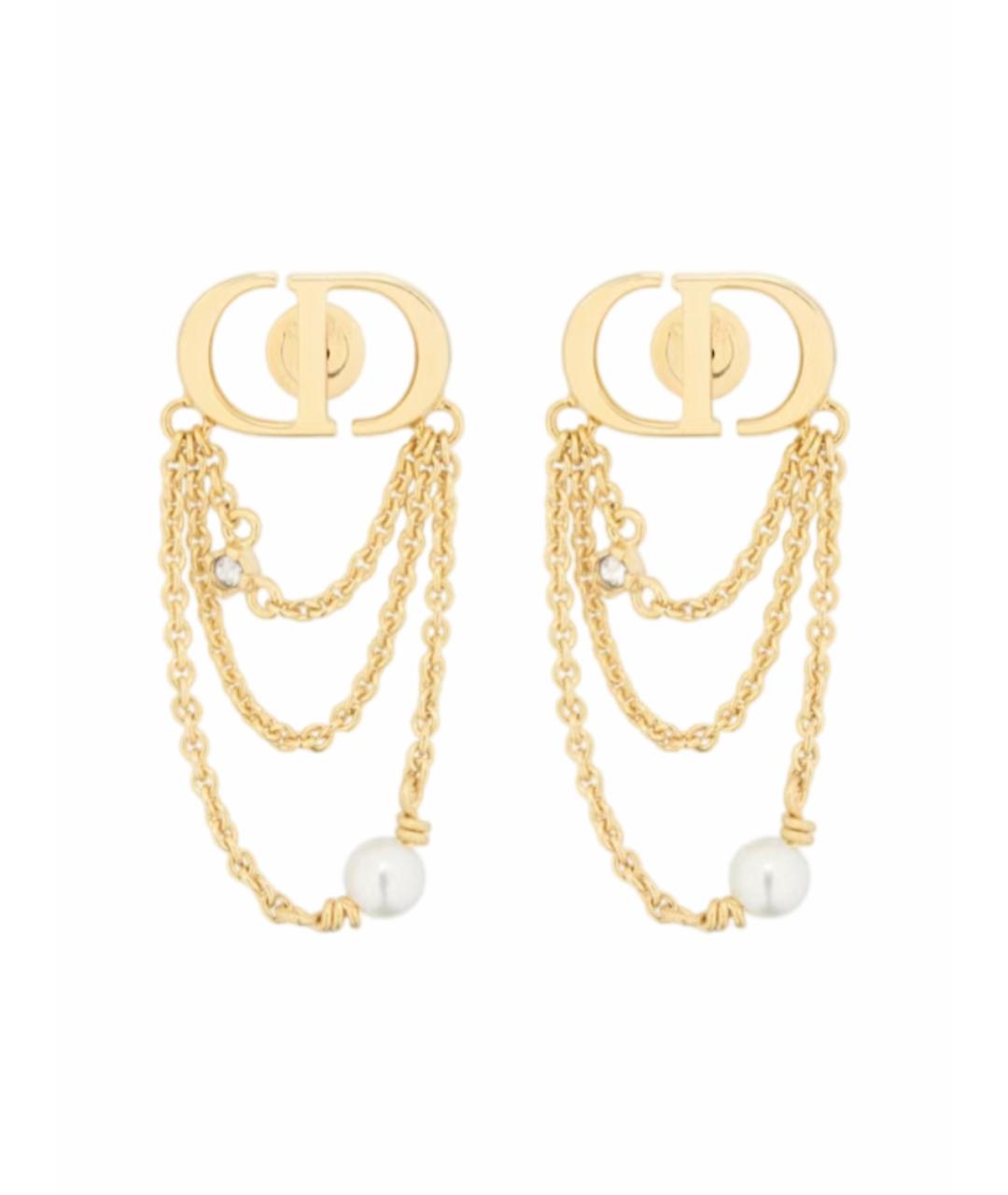 CHRISTIAN DIOR Золотые серьги, фото 1