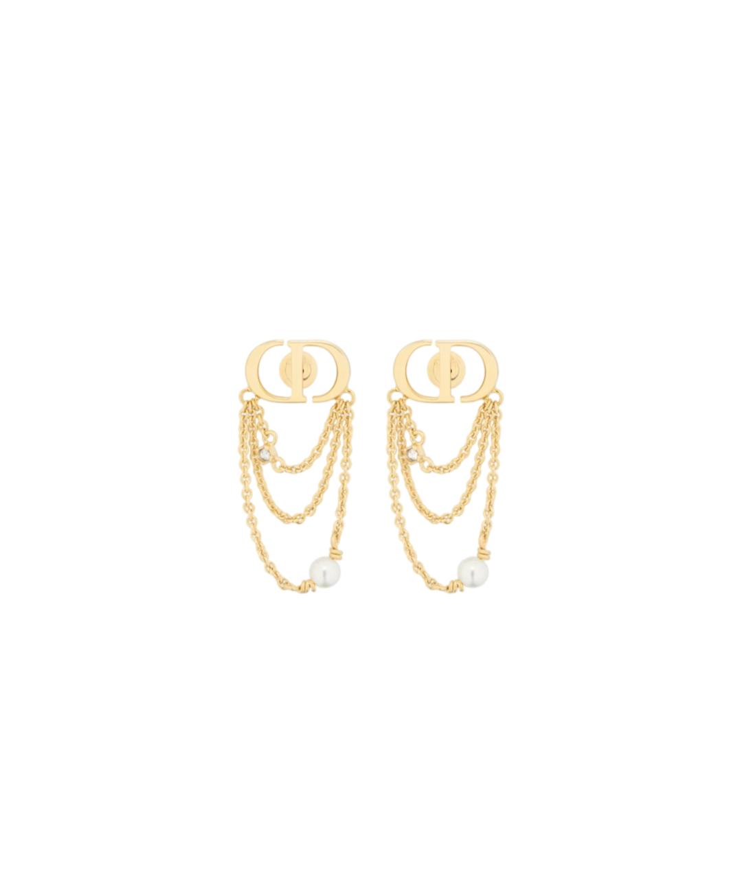 CHRISTIAN DIOR Золотые серьги, фото 4