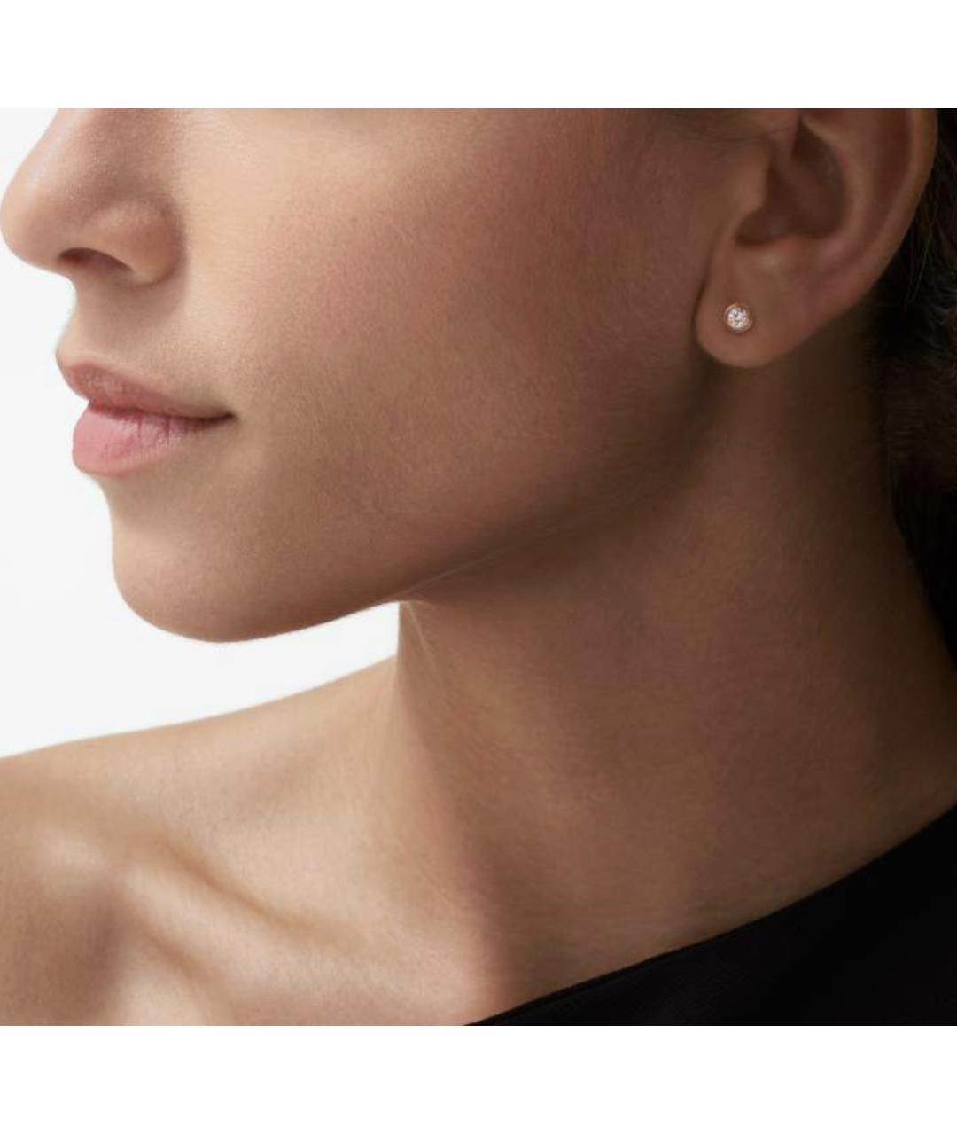 CARTIER Золотые серьги из розового золота, фото 2