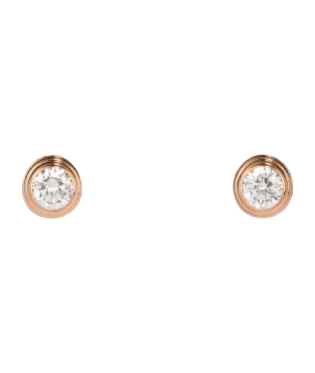 CARTIER Золотые серьги из розового золота, фото 1