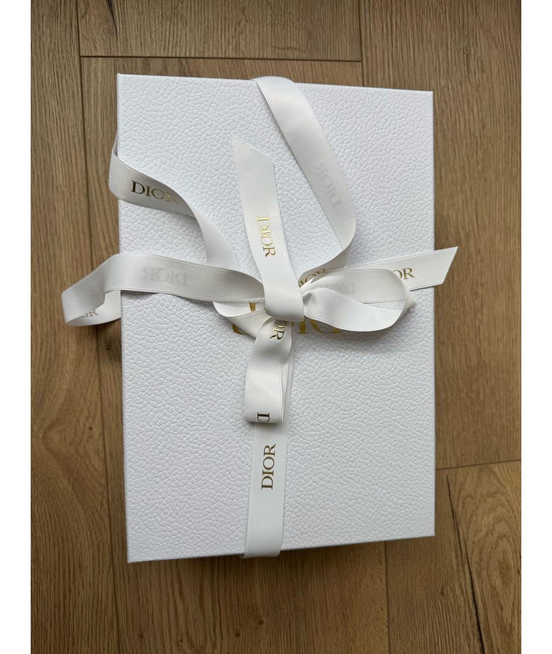 CHRISTIAN DIOR Черные кожаные лодочки на низком каблуке, фото 5