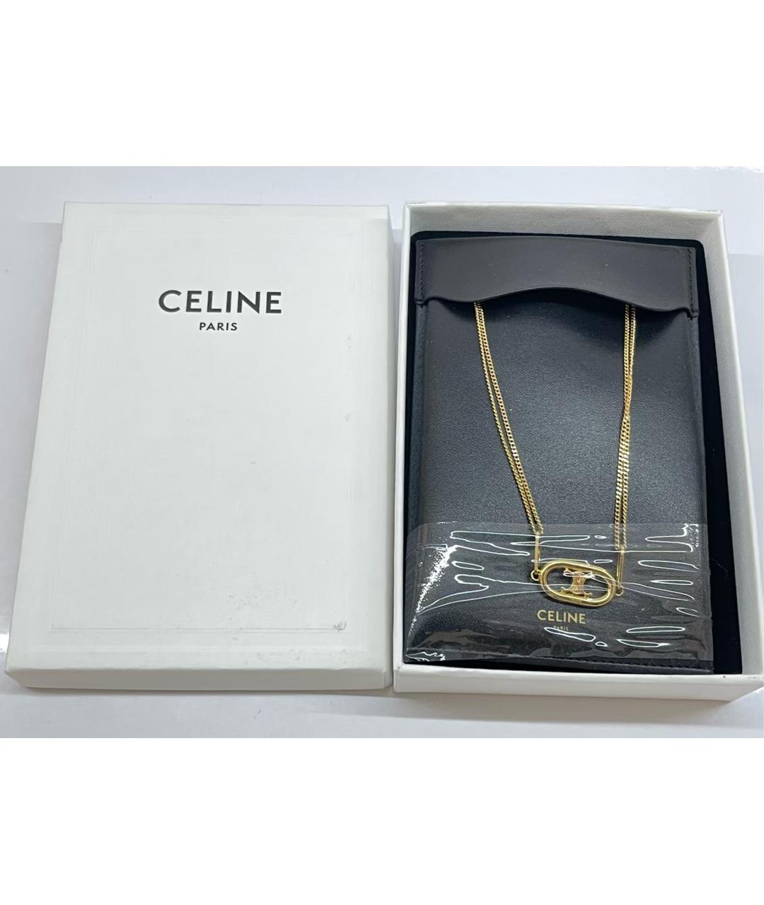 CELINE Золотое колье, фото 2