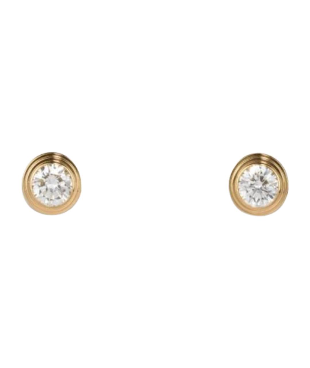 CARTIER Золотые серьги из желтого золота, фото 1
