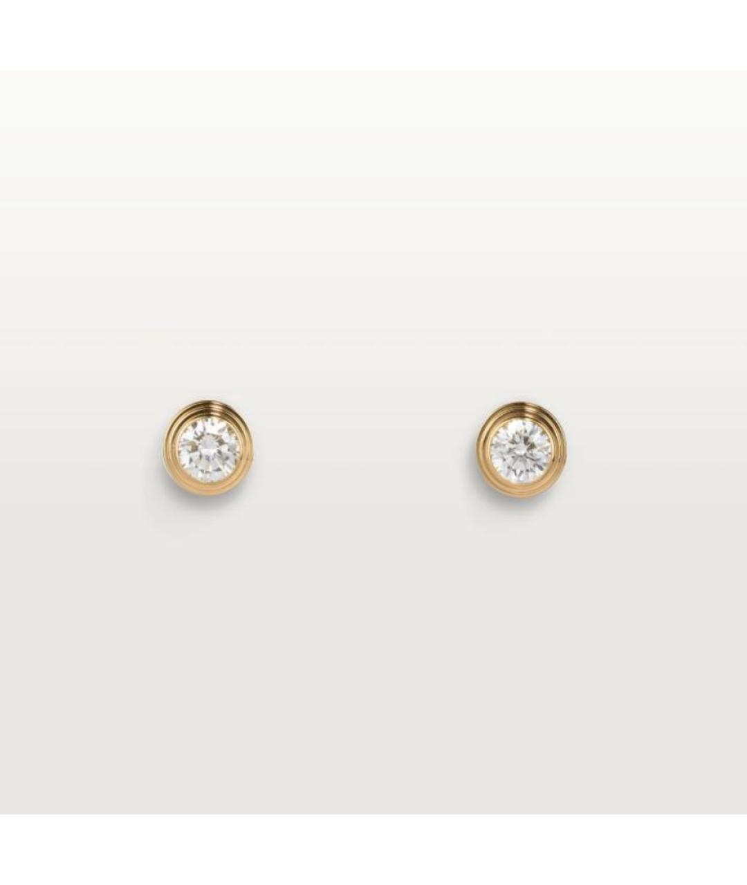 CARTIER Золотые серьги из желтого золота, фото 4