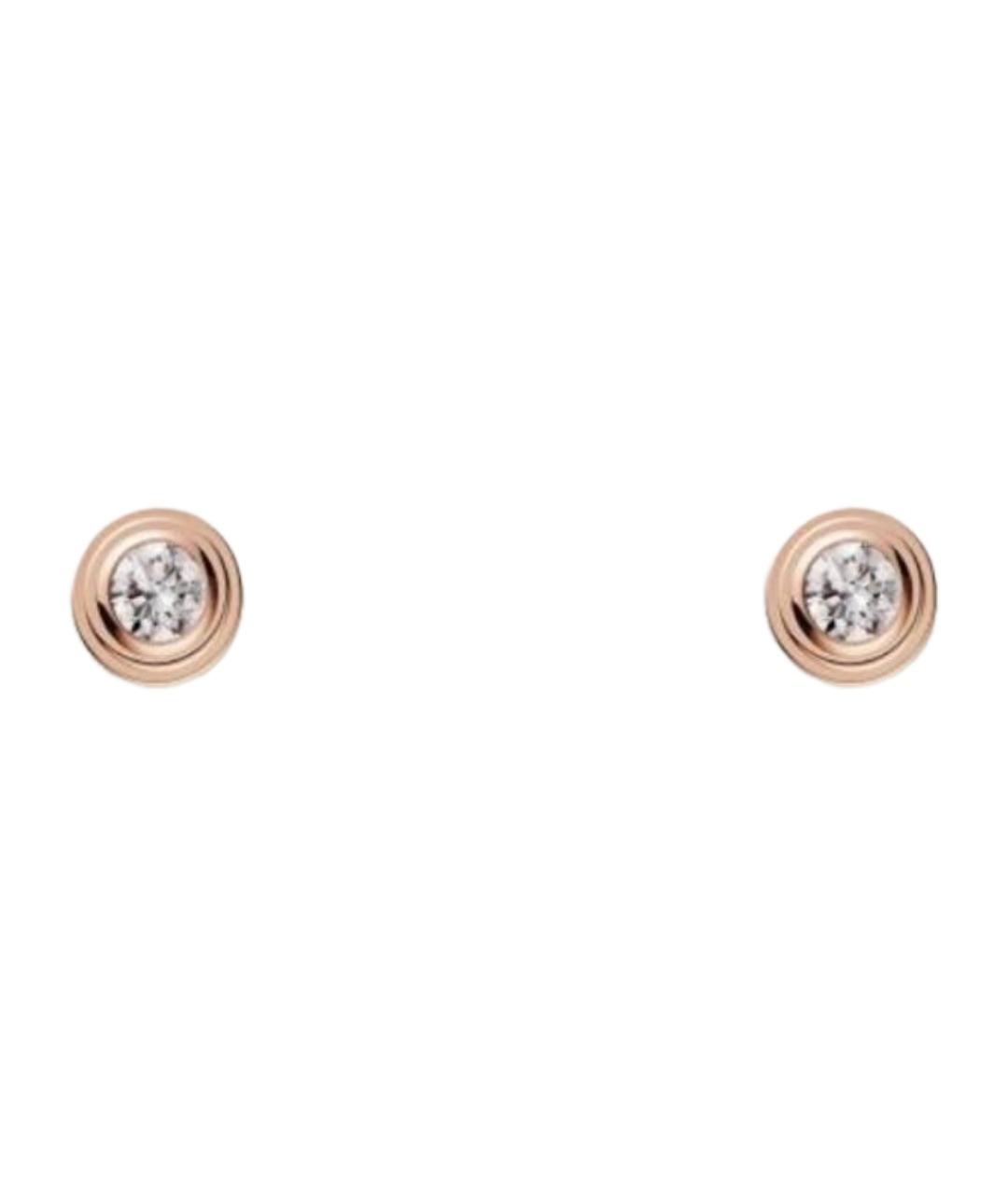 CARTIER Золотые серьги из розового золота, фото 1