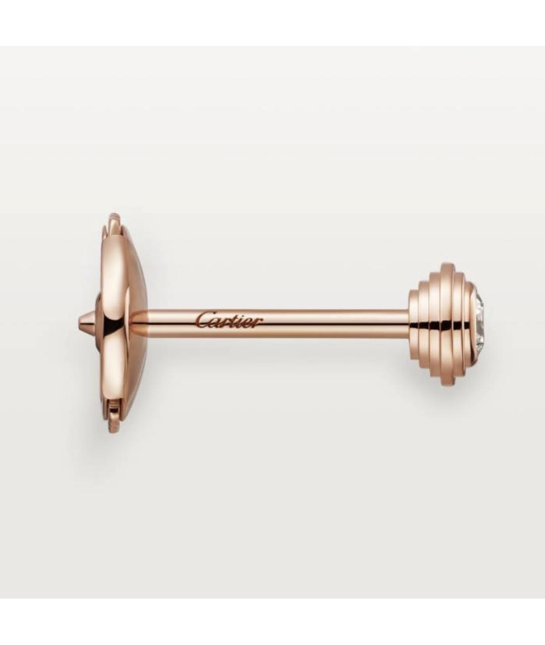 CARTIER Золотые серьги из розового золота, фото 3