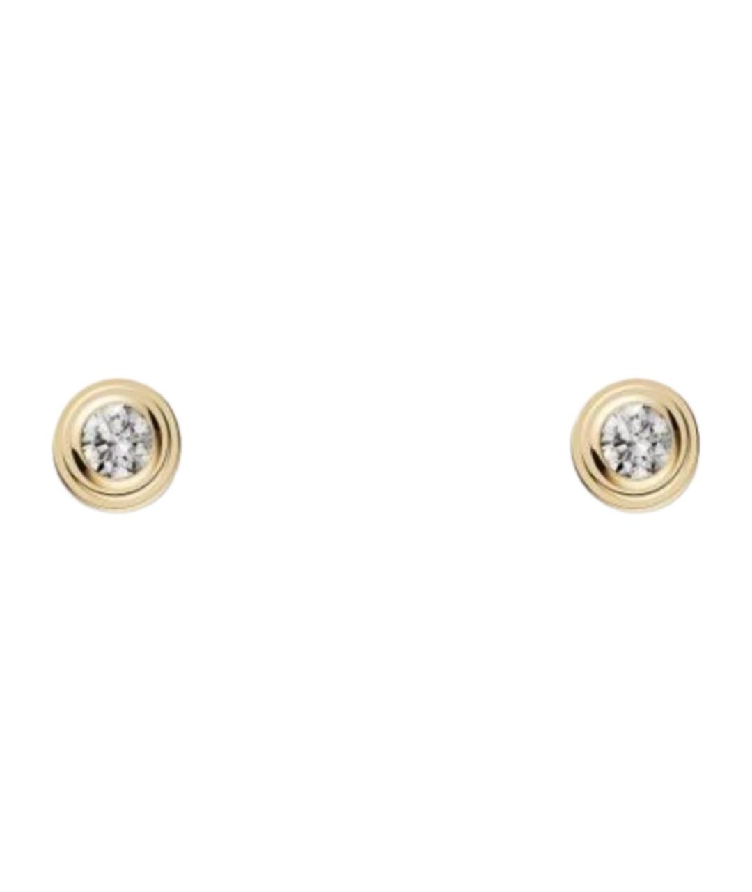 CARTIER Золотые серьги из желтого золота, фото 1