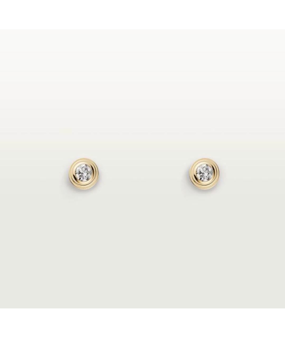 CARTIER Золотые серьги из желтого золота, фото 4