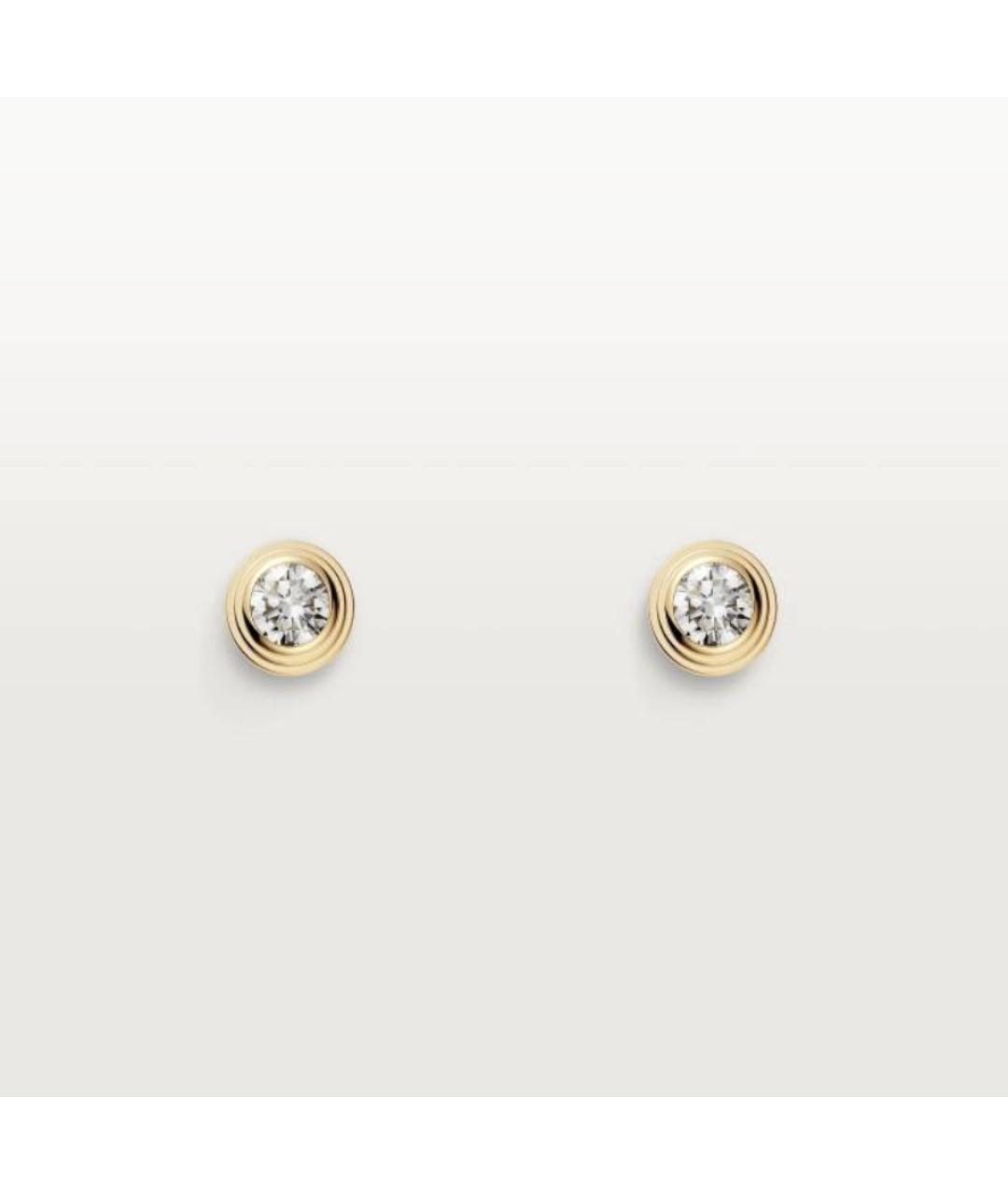 CARTIER Золотые серьги из желтого золота, фото 4
