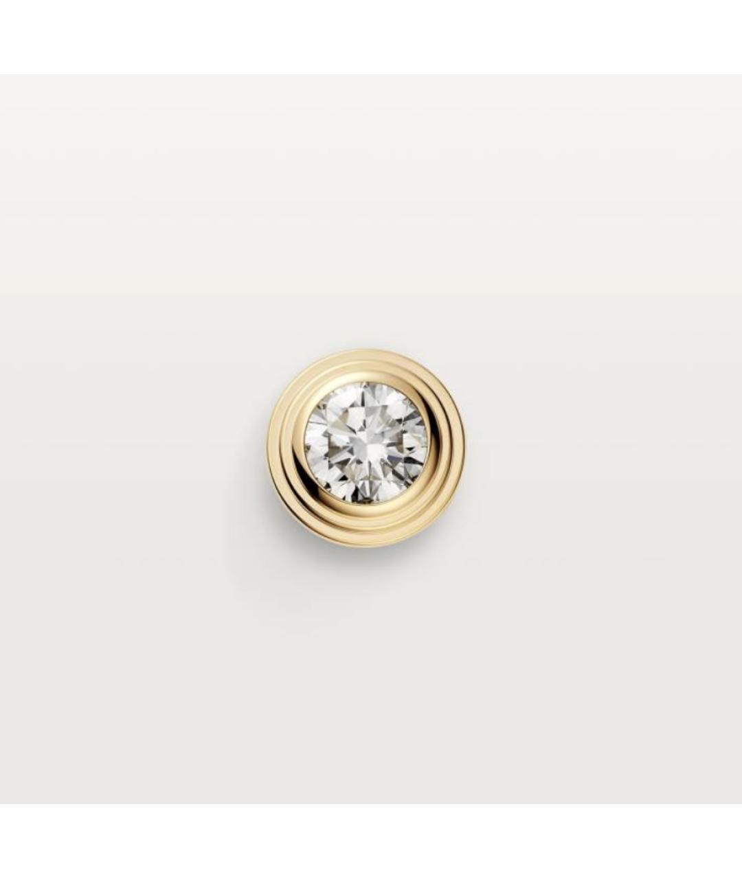 CARTIER Золотые серьги из желтого золота, фото 2
