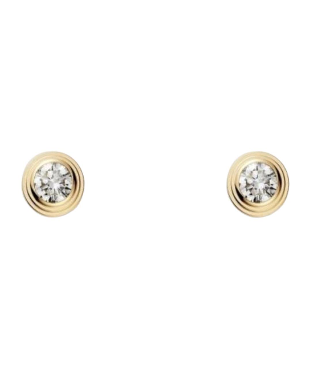 CARTIER Золотые серьги из желтого золота, фото 1