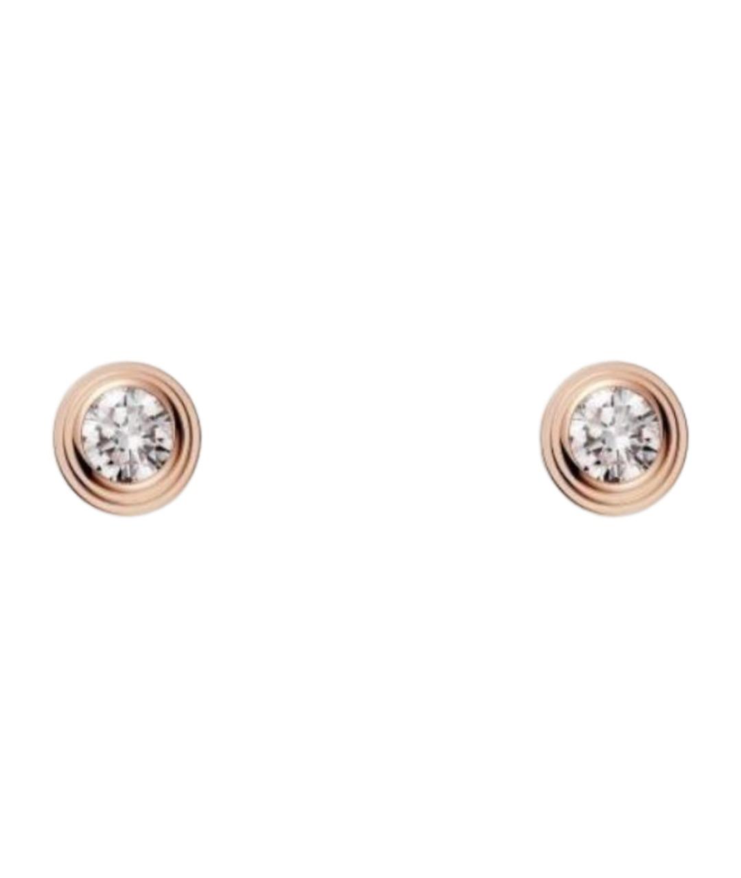 CARTIER Золотые серьги из розового золота, фото 1